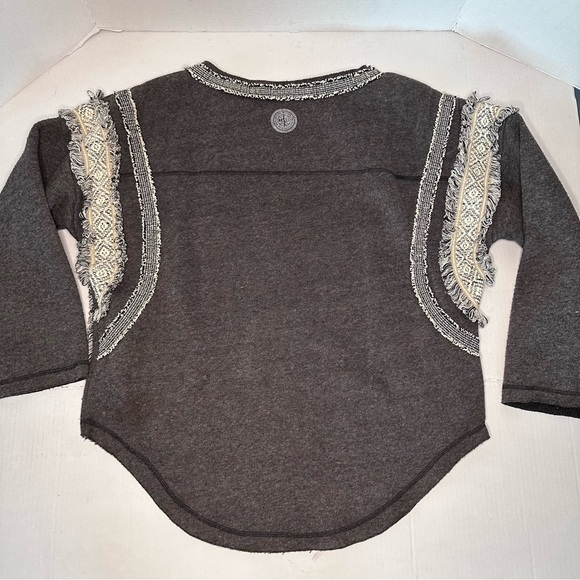 BNCI | Womens Navajo Gray Pullover Sweater - Poncho Inspo | Size Small - Picture 2 of 15